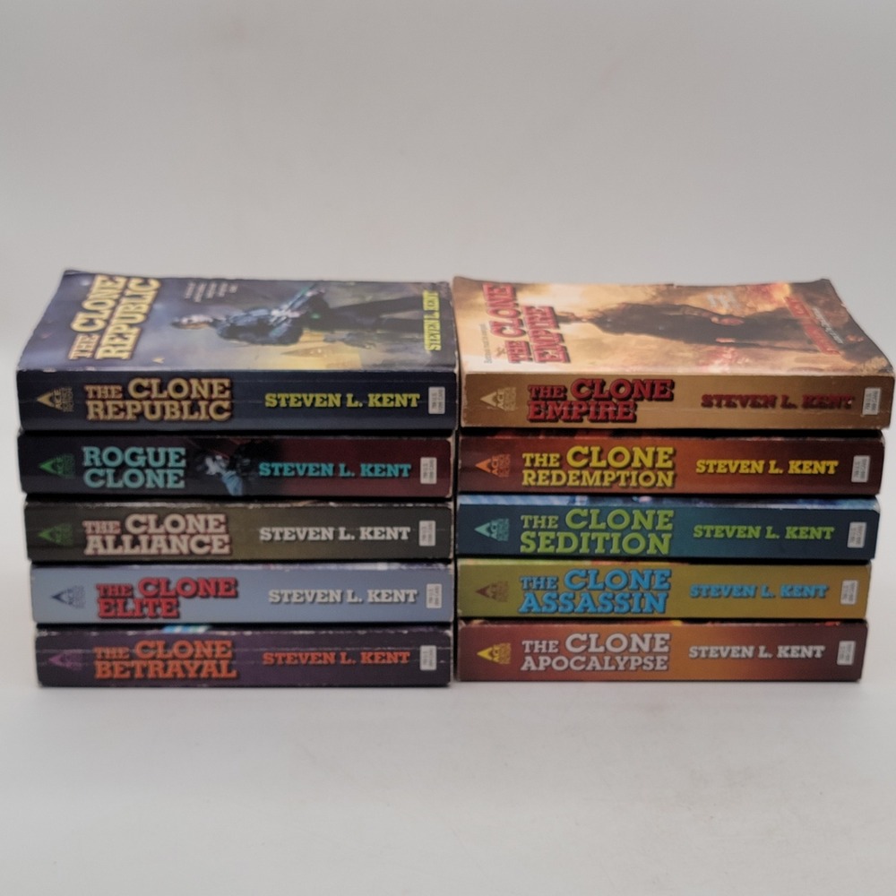 Steven L. Kent Rogue Clone Complete Series 1-10 10 Book Lot 8 First Printings